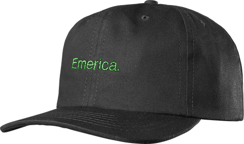 Emerica Pure Gold Dad Hat Black/Green