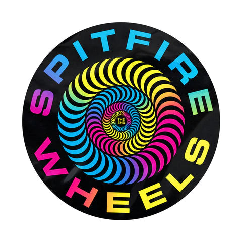 Spitfire Wheels Multiswirl Classic Sticker Small 5.5"