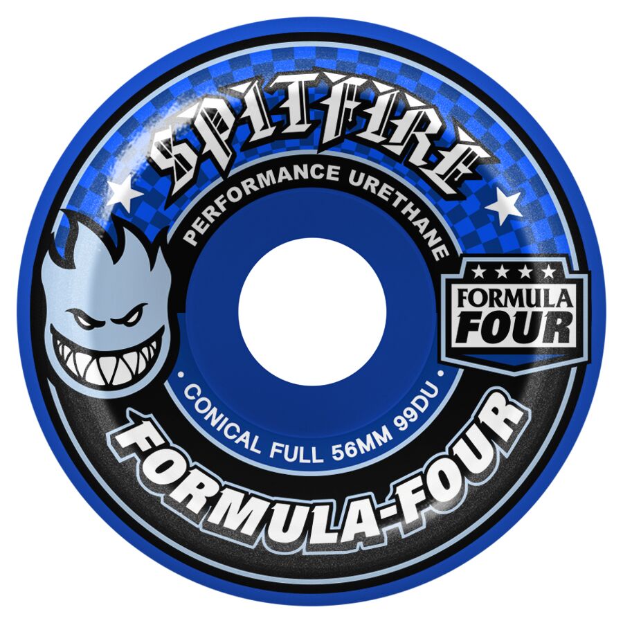 Spitfire Formula Four 99 Conical Full 99d 56mm Blue – Funky SB