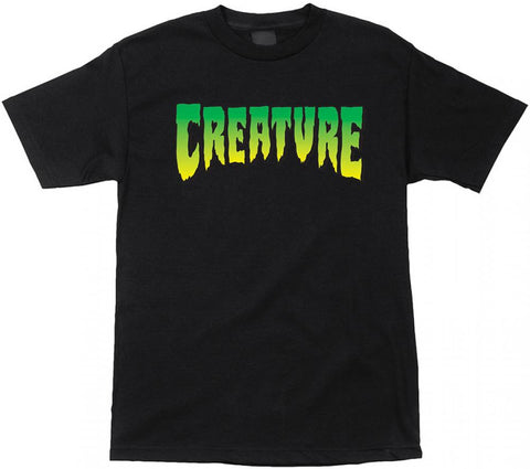 Creature T-Shirt Creature Logo Black