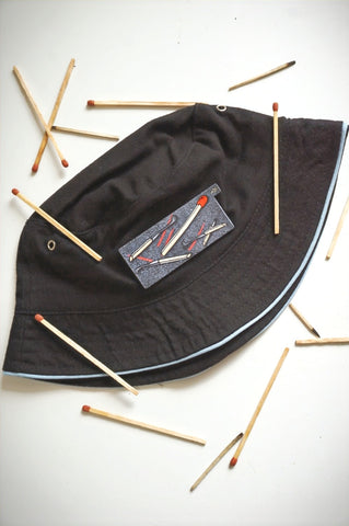 Matchstick Union VX Fisherman Hat Black/Mint Trim