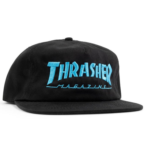Thrasher Cap Snapback Skate Mag Logo Blue Black