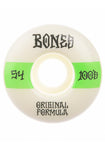 Bones Wheels 100's OG V4 100A 54MM white/green