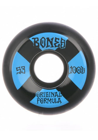 Bones Wheels 100's OG V5 Sidecut 100A 53mm black/blue