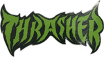 Thrasher Stickers Metal Green