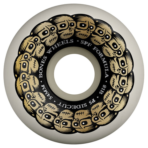 Bones Wheels SPF Circle Skulls 81B P5 54MM white/black