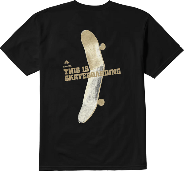 Emerica This Is Skateboarding Tee Black