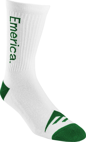 Emerica Pure Crew White Green