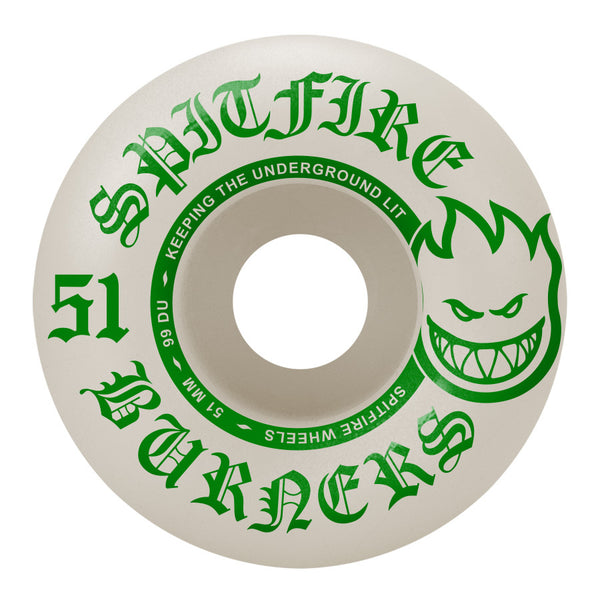 Spitfire Wheels Burners Bighead 51 mm 99A White