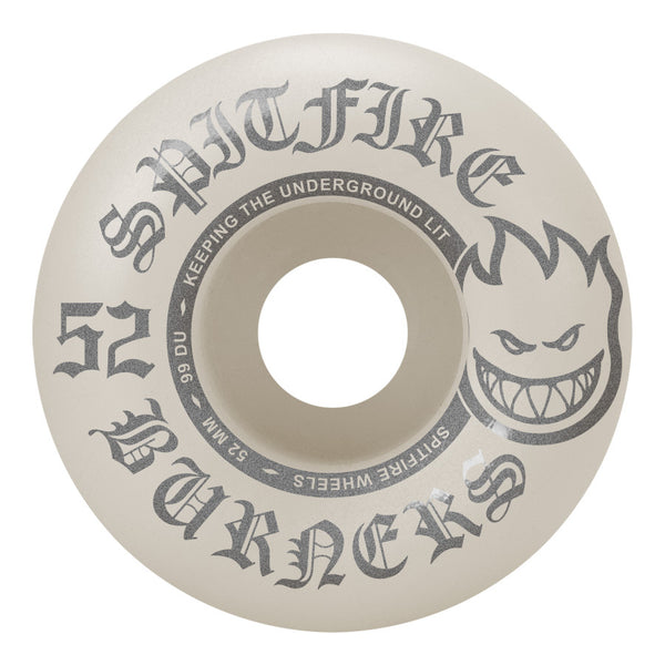 Spitfire Wheels Burners Bighead 52 mm 99A White