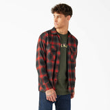 Dickies X Spitfire Flannel Long Sleeve Shirt Red Ochre