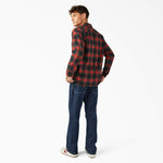 Dickies X Spitfire Flannel Long Sleeve Shirt Red Ochre