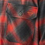 Dickies X Spitfire Flannel Long Sleeve Shirt Red Ochre