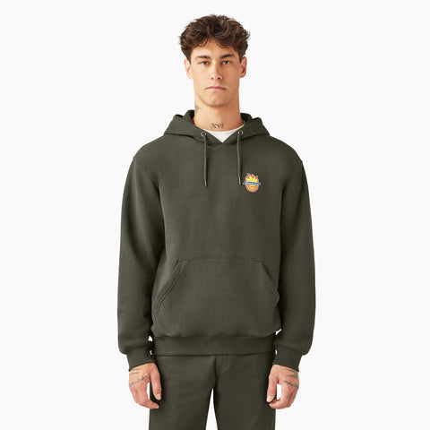 Dickies X Spitfire Hoodie Olive Green