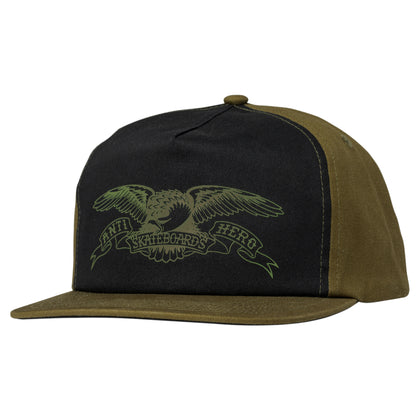 Antihero Snapback Basic Eagle Olive/Black