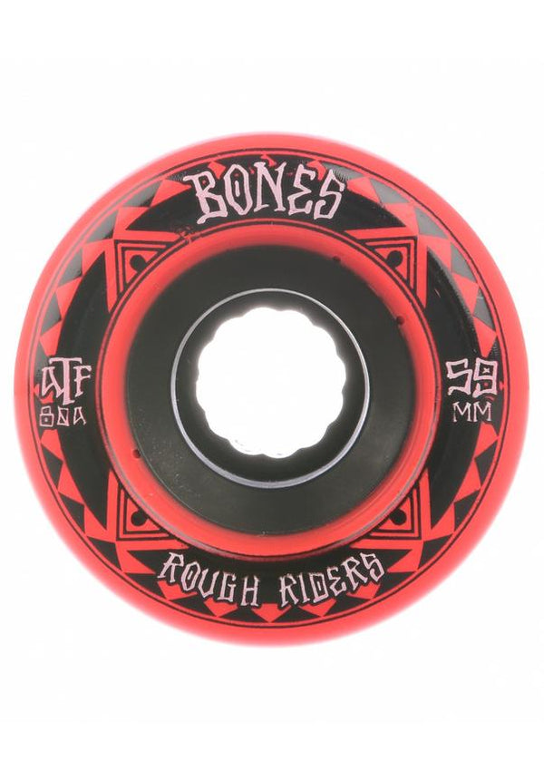 Bones Wheels ATF Rough Riders Runners 80a 56MM Red