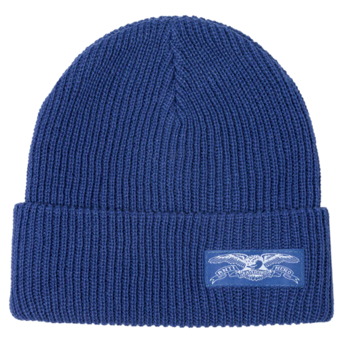 Antihero Skateboards - Stock Eagle Label Beanie Blue/White