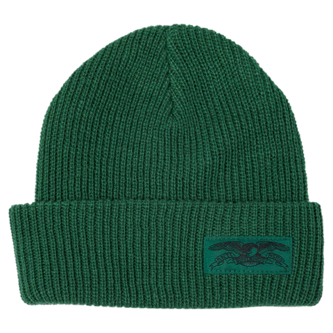 Antihero Skateboards - Stock Eagle Label Beanie Green/Black