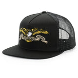 Antihero Skateboards Eagle Embroided Trucker Black