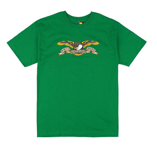 Antihero Skateboards Eagle Tee Kelly Green