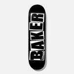 Baker Skateboards Brand Logo Black/White 8.0