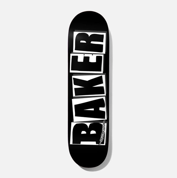 Baker Skateboards Brand Logo Black/White 8.0