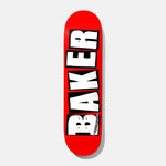 Baker Skateboards Brand Logo White 8.125