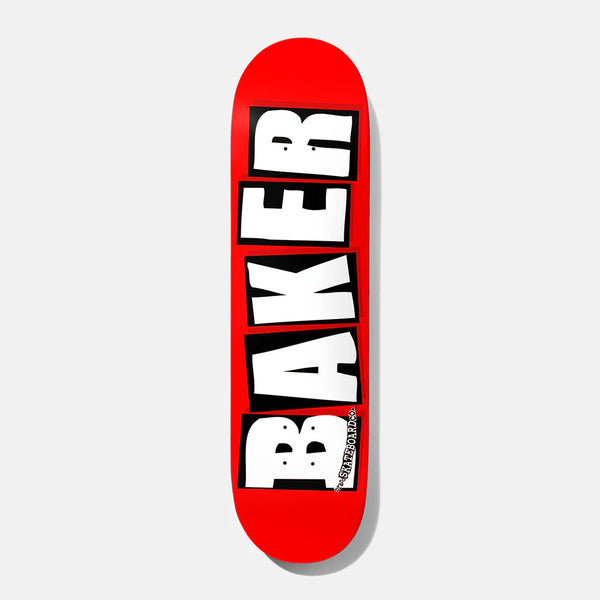 Baker Skateboards Brand Logo White 8.5