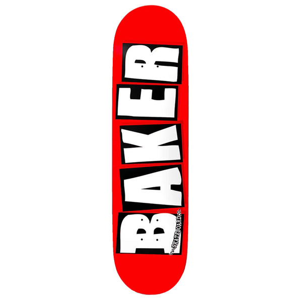 Baker Skateboards Brand Logo White 8.75