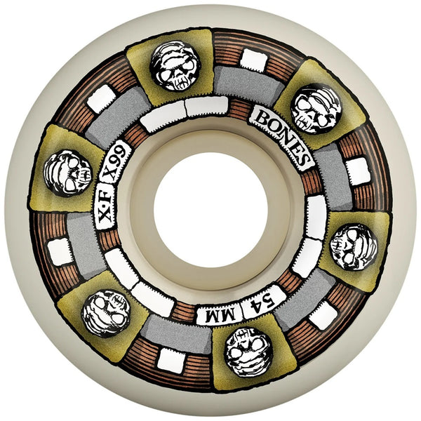 Bones X-Formula Timeless Machine Side Cut V5 99A 56mm Skateboard Wheels