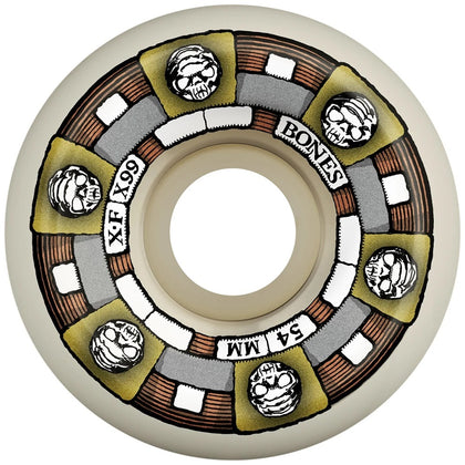 Bones X-Formula Timeless Machine Side Cut V5 99A 56mm Skateboard Wheels