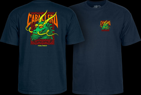 Powell Peralta Caballero Street Dragon T-Shirts Navy