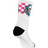 Powell Peralta Ripper Cotton Socks Stripes Blue Pink White