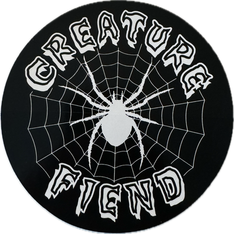 Creature Fiend Stickers Black 6"
