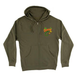Creature Zip Hood Deadly Sands Army Green