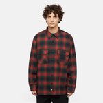 Dickies X Spitfire Flannel Long Sleeve Shirt Red Ochre