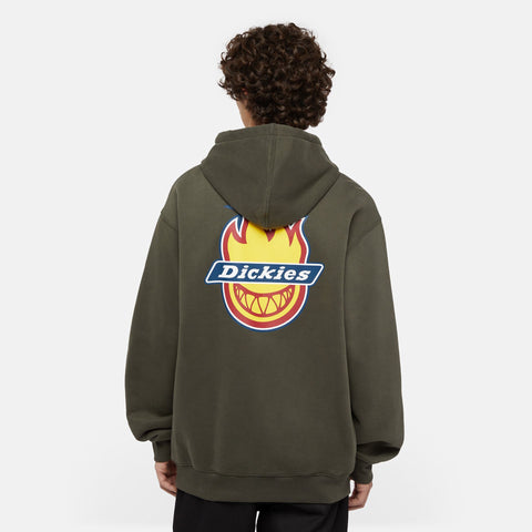Dickies X Spitfire Hoodie Olive Green