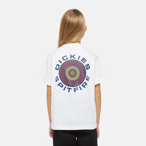 Dickies X Spitfire T-Shirt White Kids