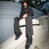 Etnies Barge LS Skate Shoes Black Dirty Wash