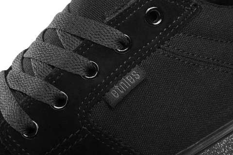 Etnies Barge LS Skate Shoes Black Dirty Wash