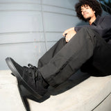 Etnies Barge LS Skate Shoes Black Dirty Wash