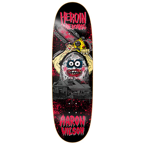 Heroin Skateboards Aaron Wilson Teggxas Egg 2 Deck 8.88