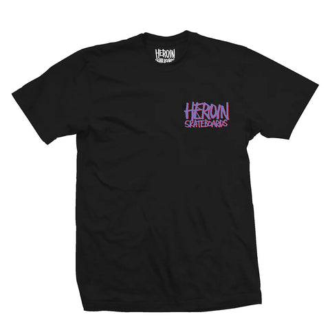 Heroin Skateboards Bat Egg Tee