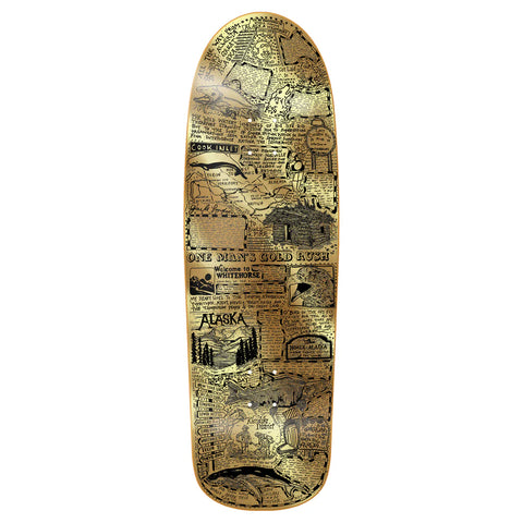 Heroin Skateboards Craig Questions Gold Rush Deck 10.0