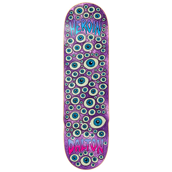 Heroin Skateboards Dalton Dern Eyes Deck 8.625