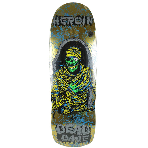 Heroin Skateboards Dead Dave KO2 Mummy Deck 10.125