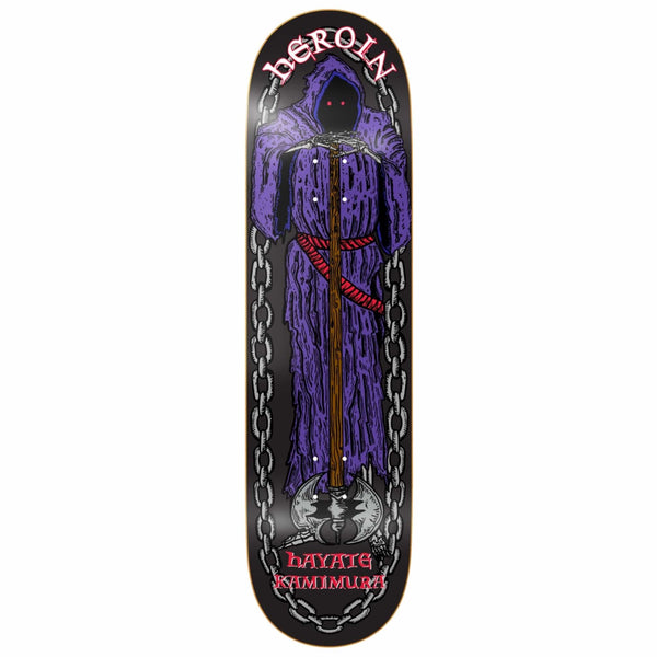 Heroin Skateboards Hayate KO2 Axe Man Deck 8.25