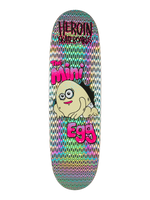 Heroin Skateboards Mini Egg Holographic Foil Deck 8.38