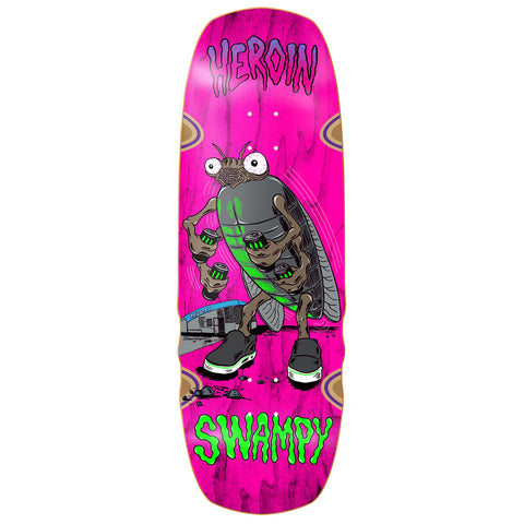 Heroin Skateboards Swampy Bug Deck 10.75