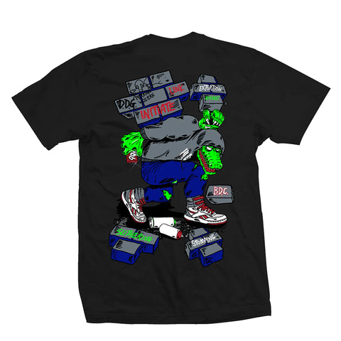 Heroin Skateboards Swampy Stomp Tee